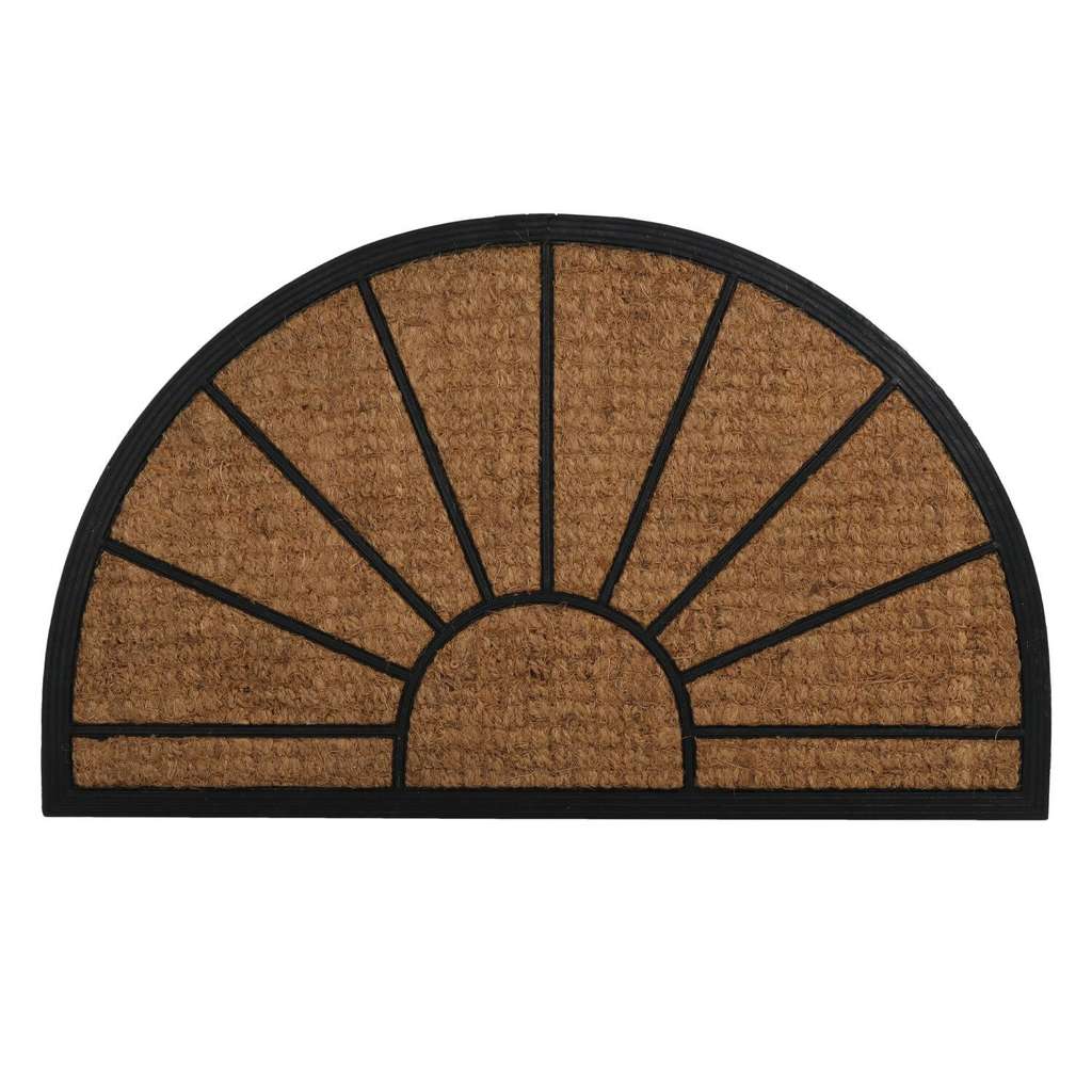 Rubber Backed Boucle Coir Mat Sunrise - Free C&C only