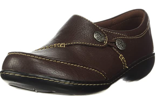 Clarks Women Ashland Lane Q Slip-On Loafers, Brown, AD TEMPLATE SIZE